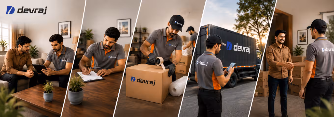 Safe House Shifting Process in Gandhinagar